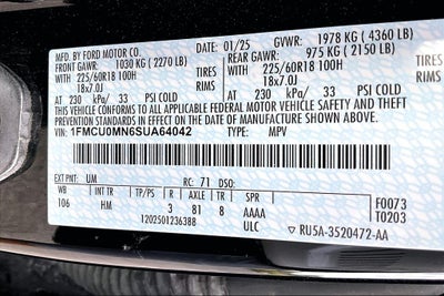 2025 Ford Escape ST-Line