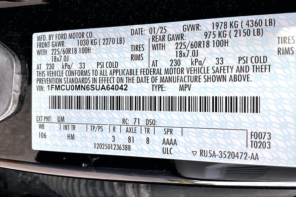 2025 Ford Escape ST-Line