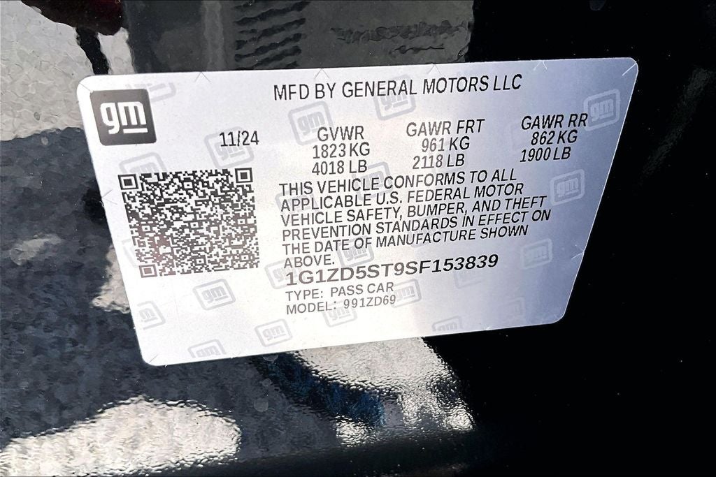 2025 Chevrolet Malibu LT 1LT