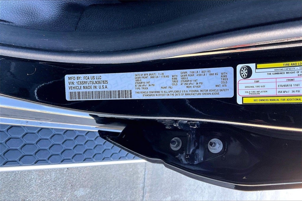 2020 RAM 1500 Laramie