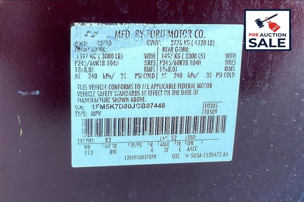 2018 Ford Explorer XLT