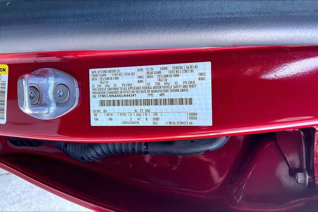 2025 Ford Escape ST-Line Select