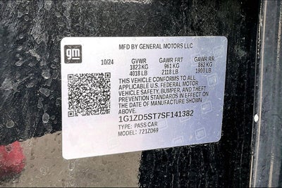 2025 Chevrolet Malibu LT 1LT