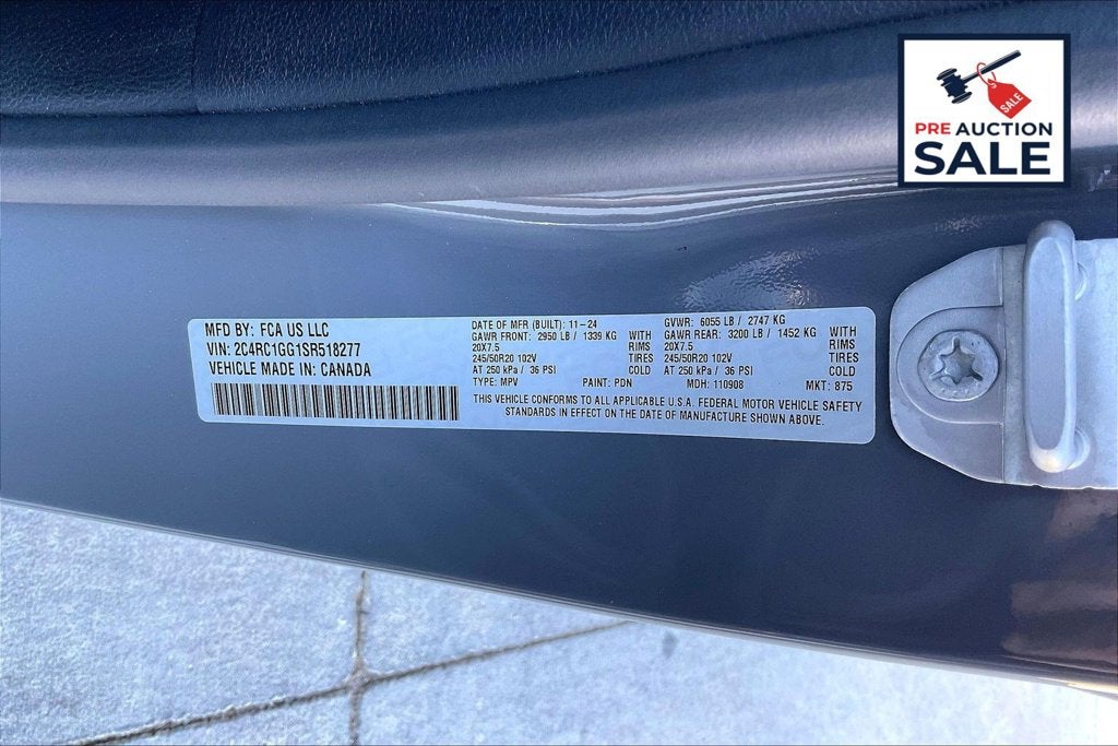2025 Chrysler Pacifica Limited