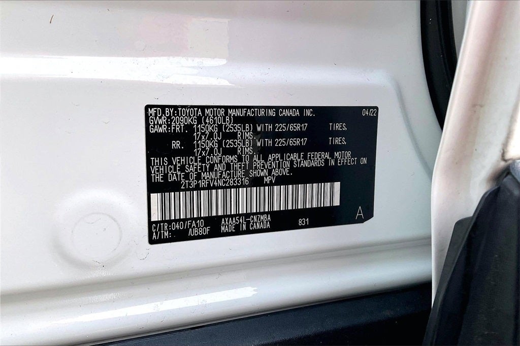 2022 Toyota RAV4 XLE