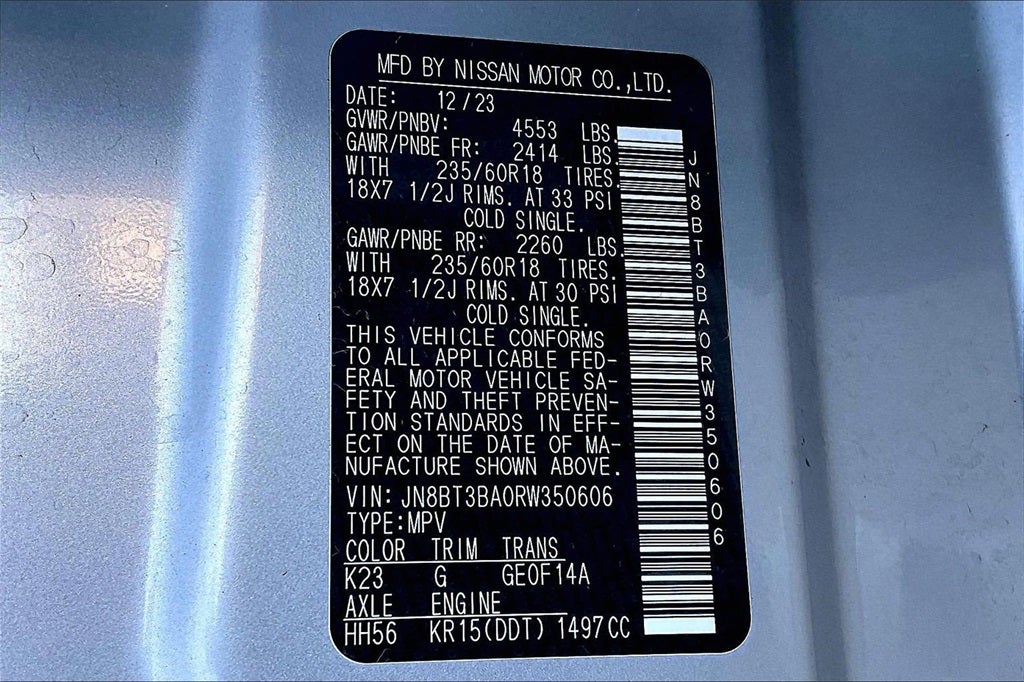 2024 Nissan Rogue SV