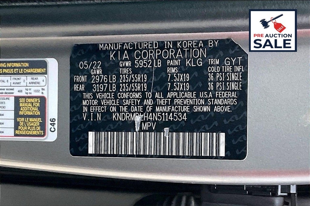 2022 Kia Sorento Plug-In Hybrid SX Prestige