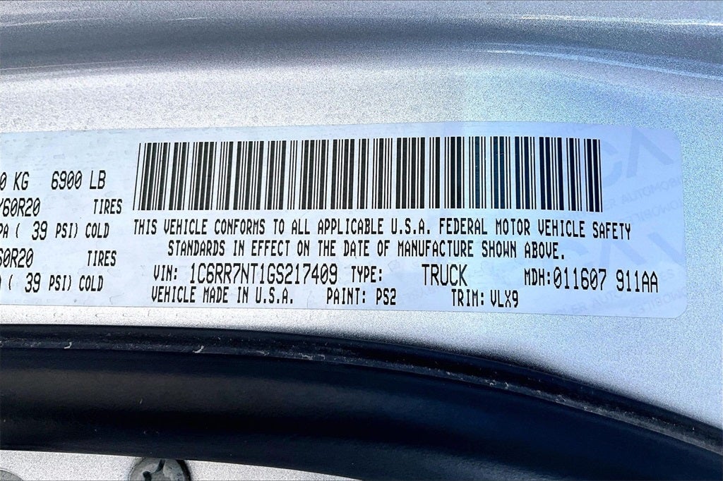 2016 RAM 1500 Laramie