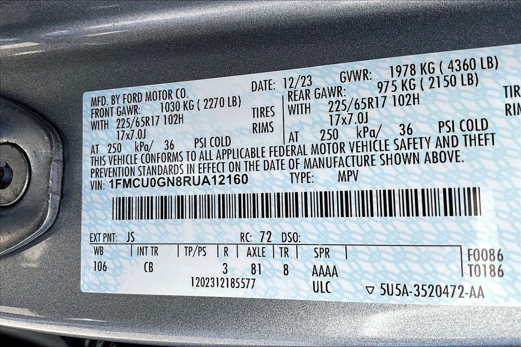 2024 Ford Escape Active