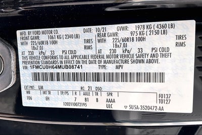 2021 Ford Escape SEL