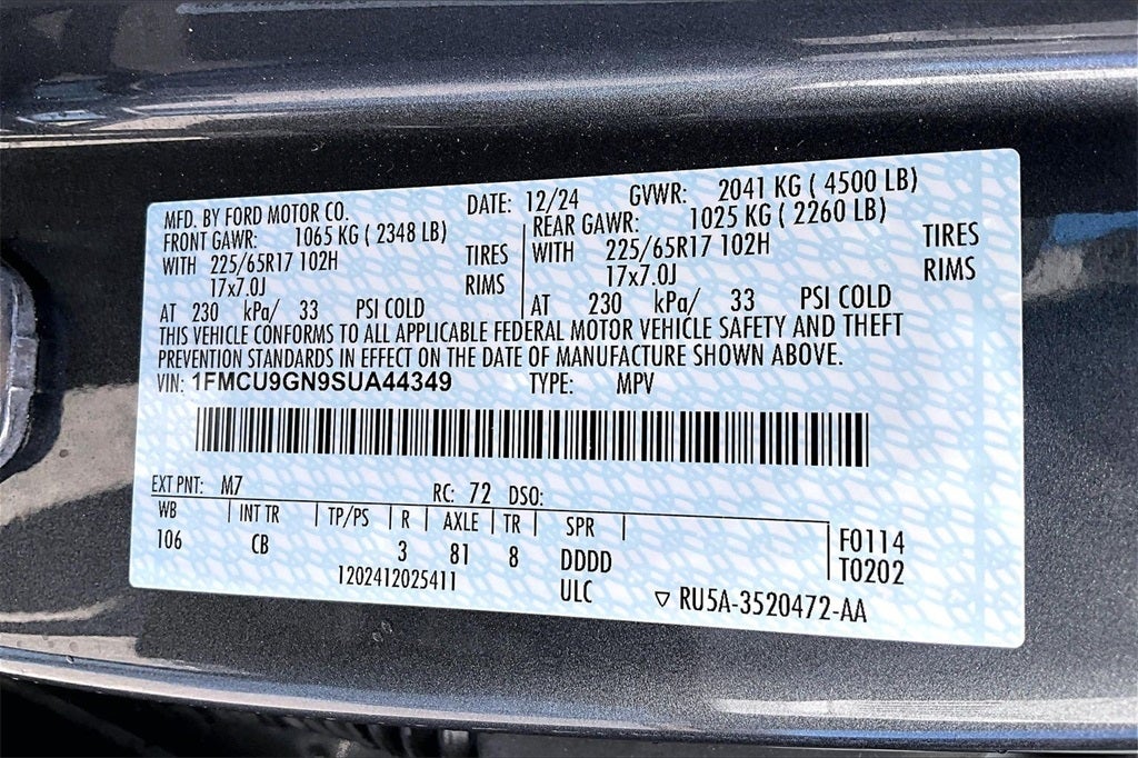 2025 Ford Escape Active