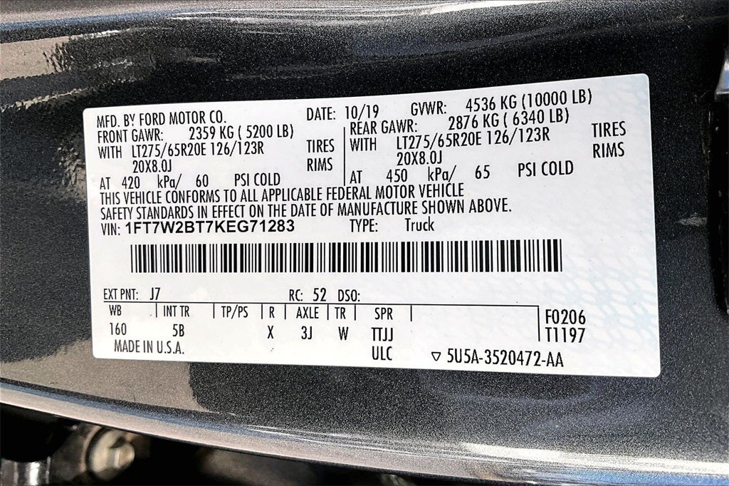 2019 Ford F-250SD Lariat