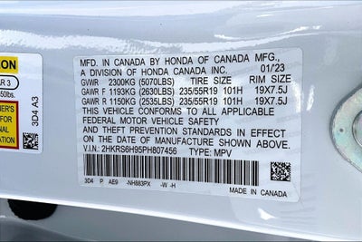 2023 Honda CR-V Hybrid Sport Touring