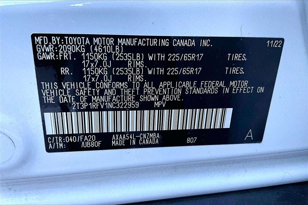 2022 Toyota RAV4 XLE