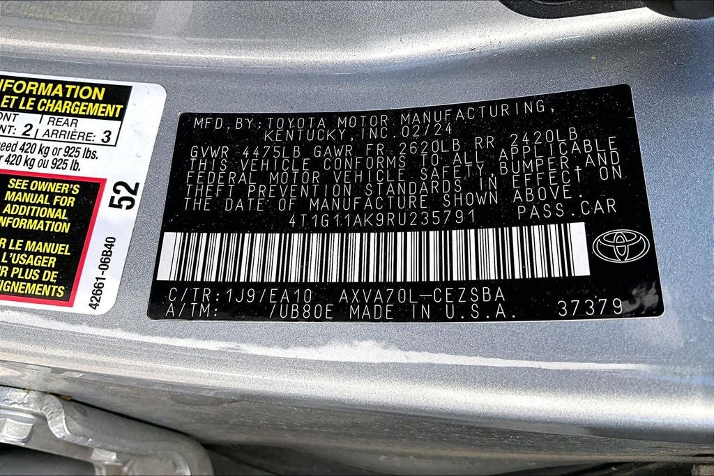 2024 Toyota Camry SE