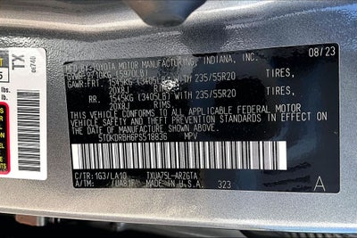 2023 Toyota Highlander Platinum