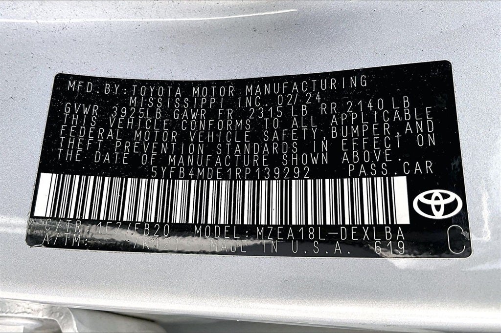 2024 Toyota Corolla LE