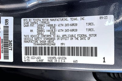 2024 Toyota Sequoia Platinum