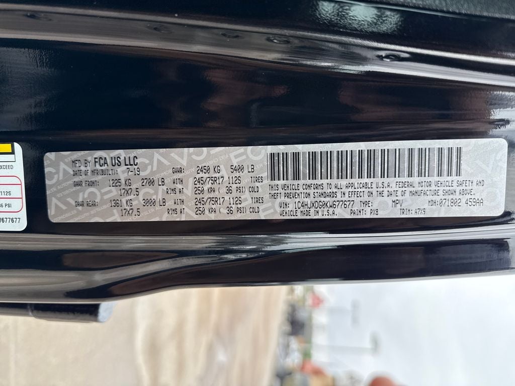 2019 Jeep Wrangler Unlimited Sport S