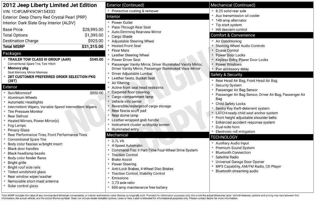 2012 Jeep Liberty Limited Jet Edition