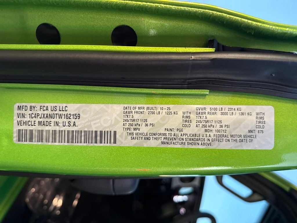 2026 Jeep Wrangler WRANGLER 2-DOOR SPORT S