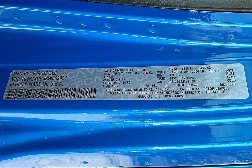 2025 Jeep Wrangler WRANGLER 4-DOOR SPORT S