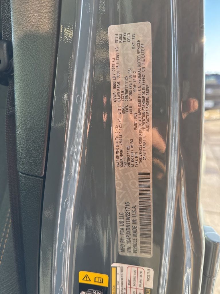 2026 Jeep Wrangler WRANGLER 4-DOOR SPORT