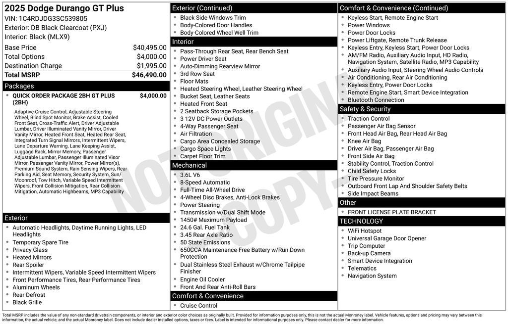 2025 Dodge Durango GT Plus AWD