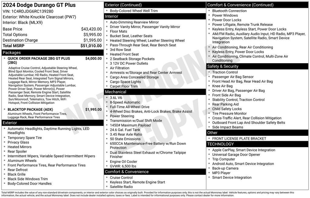 2024 Dodge Durango GT Plus