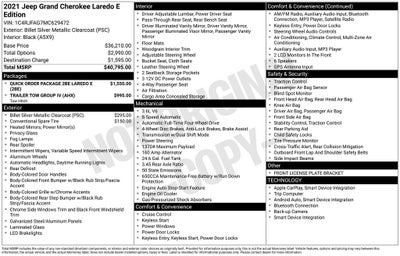 2021 Jeep Grand Cherokee Laredo E