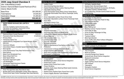 2020 Jeep Grand Cherokee Limited X