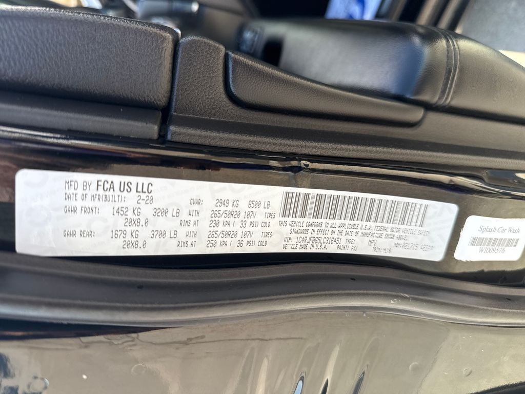 2020 Jeep Grand Cherokee Limited X 4x4