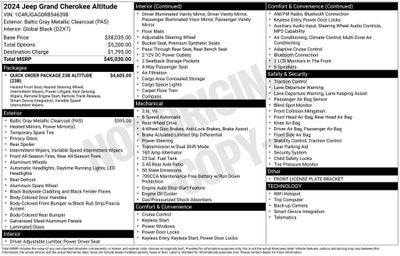 2024 Jeep Grand Cherokee Altitude