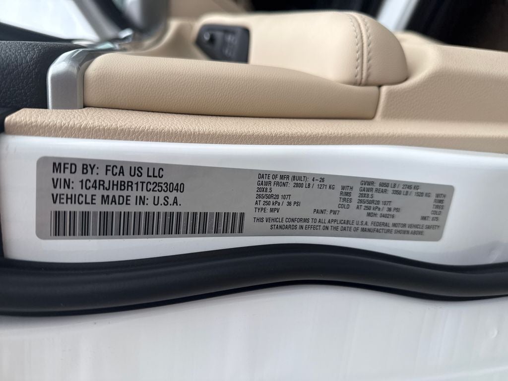 2026 Jeep Grand Cherokee GRAND CHEROKEE LIMITED 4X4