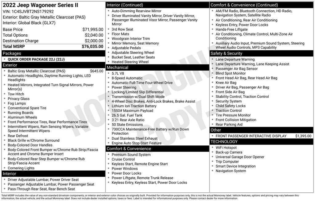 2022 Jeep Wagoneer Series II