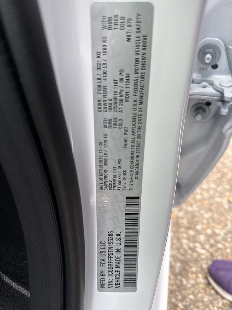 2026 RAM Ram 1500 RAM 1500 BIG HORN CREW CAB 4X4 5'7' BOX