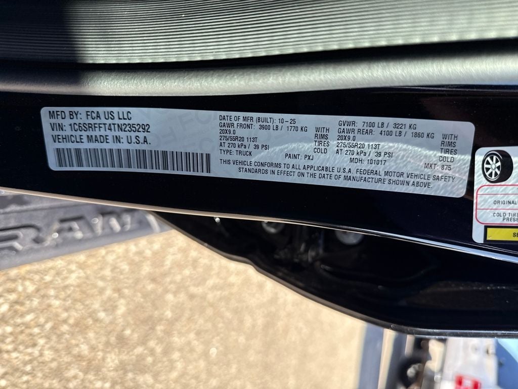 2026 RAM Ram 1500 RAM 1500 BIG HORN CREW CAB 4X4 5'7' BOX