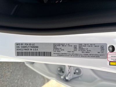 2026 RAM Ram 1500 RAM 1500 LARAMIE CREW CAB 4X4 5'7' BOX