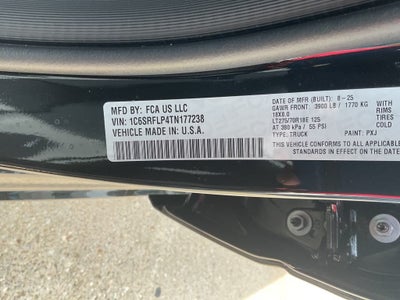 2026 RAM Ram 1500 RAM 1500 REBEL CREW CAB 4X4 5'7' BOX