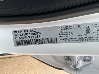 2026 RAM Ram 1500 RAM 1500 REBEL CREW CAB 4X4 5'7' BOX