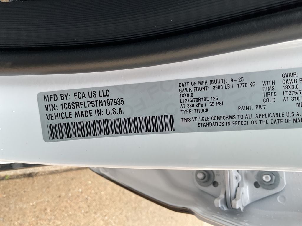 2026 RAM Ram 1500 RAM 1500 REBEL CREW CAB 4X4 5'7' BOX