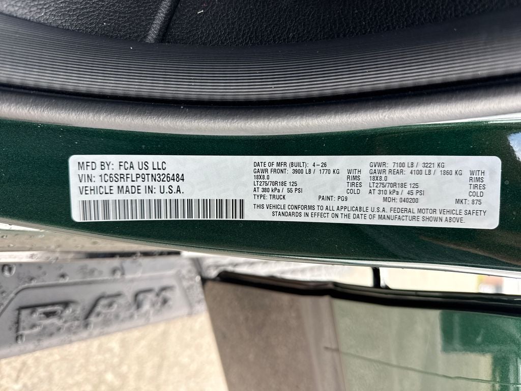 2026 RAM Ram 1500 RAM 1500 REBEL CREW CAB 4X4 5'7' BOX