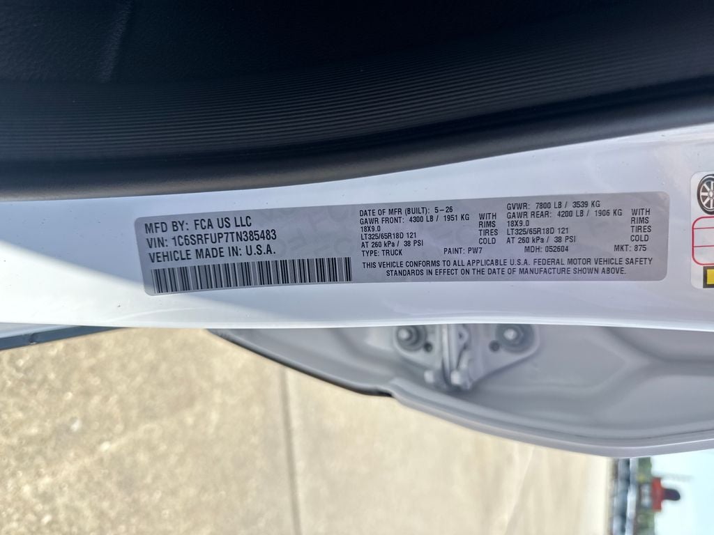2026 RAM Ram 1500 RAM 1500 RHO CREW CAB 4X4 5'7' BOX