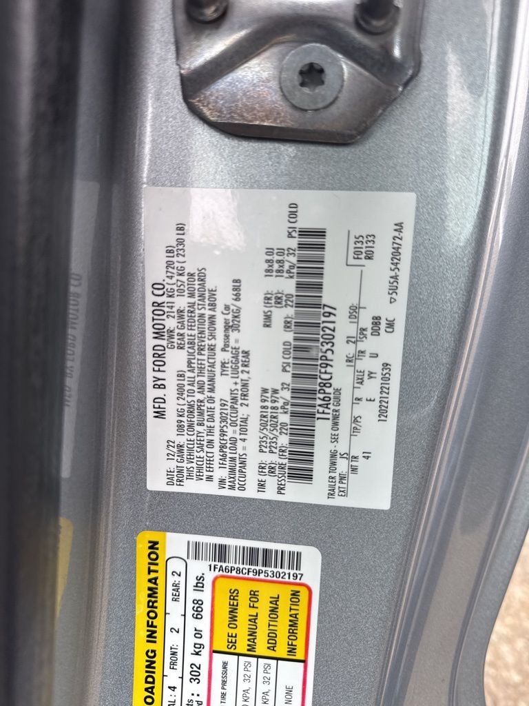 2023 Ford Mustang GT Premium Fastback