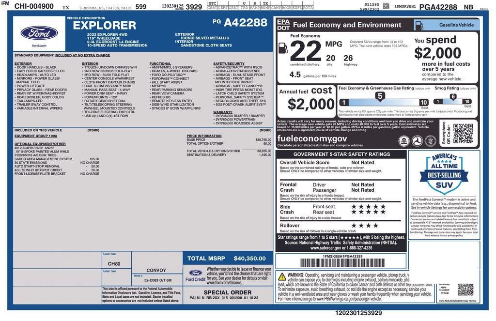 2023 Ford Explorer Base