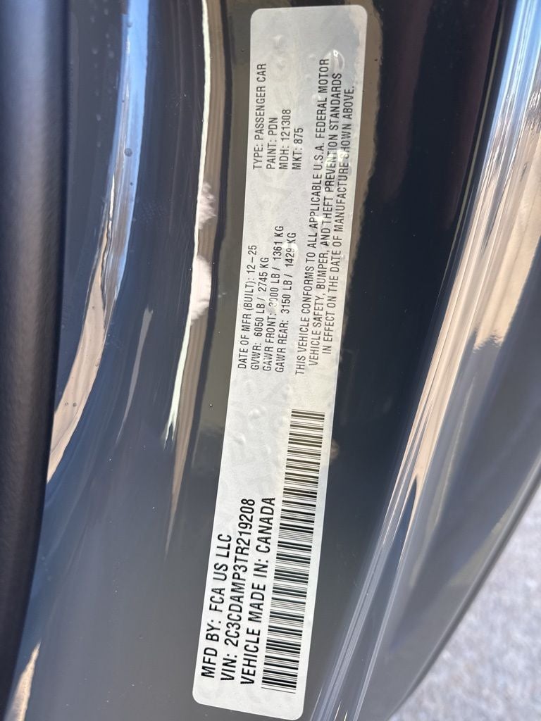 2026 Dodge Charger CHARGER SCAT PACK 2-DOOR AWD