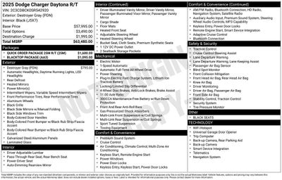 2025 Dodge Charger CHARGER 2-DOOR DAYTONA R/T AWD