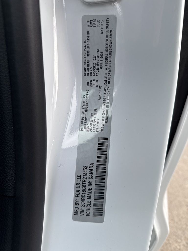 2026 Chrysler Pacifica PACIFICA SELECT