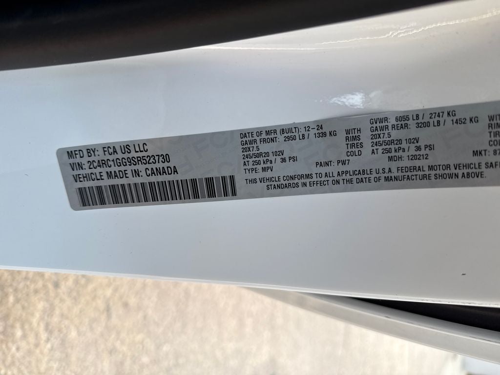 2025 Chrysler Pacifica Limited