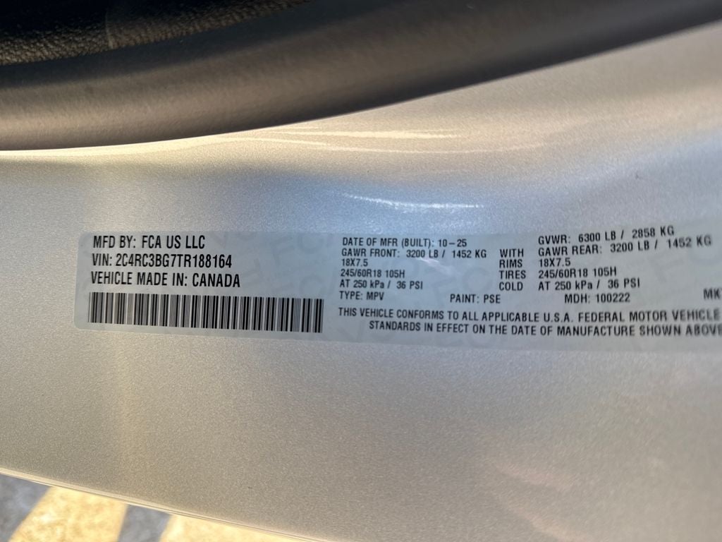 2026 Chrysler Pacifica PACIFICA SELECT AWD